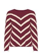 Careliza L/S Pullover Knt Noos Tops Knitwear Jumpers Red ONLY Carmakom...