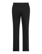 Slim Sateen Chino Trouser Bottoms Trousers Chinos Black Calvin Klein