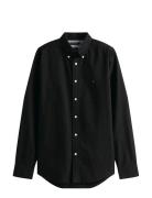 Solid Heritage Oxford Rf Shirt Tops Shirts Casual Black Tommy Hilfiger