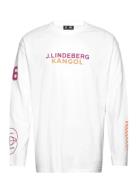 Davie Ls T-Shirt Tops T-shirts Long-sleeved White J. Lindeberg