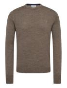 Bs Jupiter Regular Fit Knitwear Tops Knitwear Round Necks Brown Bruun ...