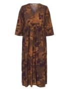 Cujustine Gally Long Dress Polvipituinen Mekko Brown Culture