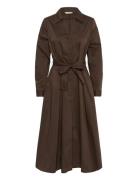 Cuelna Antoinett Dress Polvipituinen Mekko Brown Culture