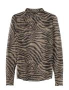 Calliesy Blouse Tops Blouses & Tunics Brown Sofie Schnoor Young