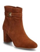 Kellie Suede Bootie Heel Shoes Boots Ankle Boots Ankle Boots With Heel...