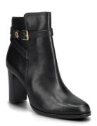 Brooke Ii Burnished Leather Bootie Heel Shoes Boots Ankle Boots Ankle ...