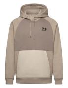 Ua Icon Hw Colorblocked Hdy Sport Sweat-shirts & Hoodies Hoodies Beige...