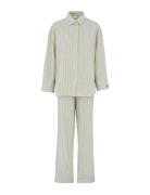 Suri Pyjamas Set Pyjama Cream Becksöndergaard