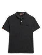 Vint Destroy Polo Tops Polos Short-sleeved Black Superdry