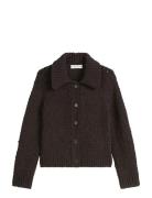 Cardigans Long Sleeve Tops Knitwear Cardigans Brown Marc O'Polo
