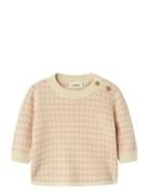 Nbfnadie Ls Loose Knit Lil Tops Knitwear Pullovers Pink Lil'Atelier