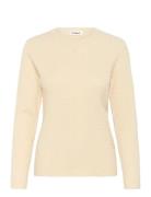 Slspina Cable Pullover Tops Knitwear Jumpers Cream Soaked In Luxury