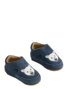 Pixi Indoor Shoe Aamutossut Sisäkengät Navy Wheat