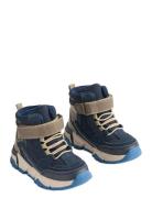 Bootie Muni Tex Nauhalliset Talvikengät Navy Wheat