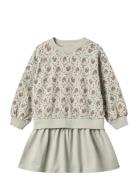 Sweat Dress L/S Maggie Dresses & Skirts Dresses Casual Dresses Long-sl...