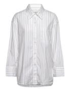 Loose Shirt Tops Shirts Long-sleeved White Lee Jeans