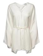 Rodebjer Glory Tops Blouses Long-sleeved Cream RODEBJER