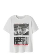 Nkmvoto Ss Nreg Top Tops T-shirts Short-sleeved White Name It