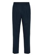 Maweller Pleat Pant Bottoms Trousers Formal Navy Matinique