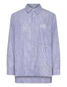 Cmline-Shirt Tops Shirts Long-sleeved Blue Copenhagen Muse
