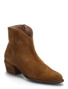 Fei 01 Shoes Boots Ankle Boots Ankle Boots With Heel Brown Wonders