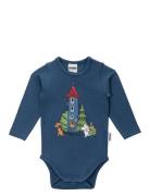 Muminhuset Body Bodies Long-sleeved Blue MUMIN