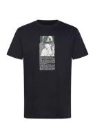 T-Shirt Tops T-shirts Short-sleeved Black Armani Exchange