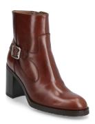 Remache 13 Shoes Boots Ankle Boots Ankle Boots With Heel Brown Wonders