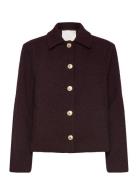 Mschabriella Jacket Villakangastakki Burgundy MSCH Copenhagen