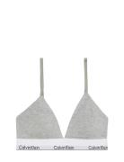 Lightly Lined Triangle Lingerie Bras & Tops Soft Bras Bralette Grey Ca...