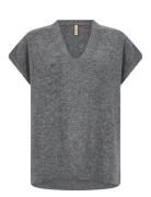 Sc-Serine Tops Knitwear Jumpers Grey Soyaconcept