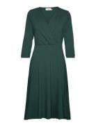 Kate Dress Polvipituinen Mekko Green Jumperfabriken