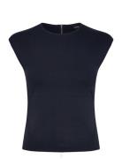Farmera Tops Blouses Sleeveless Navy BOSS