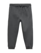 Cotton Jogger-Style Trousers Bottoms Sweatpants Grey Mango
