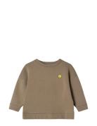 Alvin Ls Smiley Sweatshirt Tops Sweat-shirts & Hoodies Sweat-shirts Be...