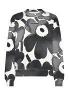 Leiot Akvarelli Unikko Tops Sweat-shirts & Hoodies Sweat-shirts Black ...