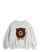 Bear Chenille Sweatshirt Tops Sweat-shirts & Hoodies Sweat-shirts Grey...