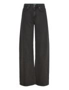 Trousers Bottoms Jeans Wide Black United Colors Of Benetton