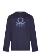 T-Shirt L/S Tops T-shirts Long-sleeved T-shirts Navy United Colors Of ...