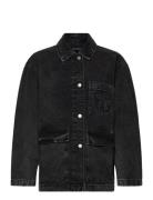 Maridenim Poweri Unikko Farkkutakki Denimtakki Black Marimekko