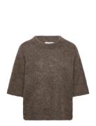 Nour Top Tops Knitwear Jumpers Grey Stylein