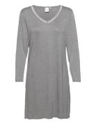 Jacqueline Longsleeved Dress Yöpaita Grey CCDK Copenhagen