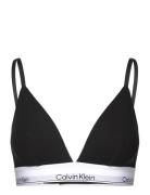 Unlined Triangle Lingerie Bras & Tops Soft Bras Bralette Black Calvin ...