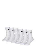 6W-6Pk Crew Sock Sukat White Nike
