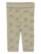 Pants Aop Bottoms Leggings Green Fixoni