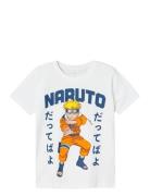 Nkmmacar Naruto Ss Top Noos Sky Tops T-shirts Short-sleeved White Name...