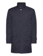 Bs Bedford Slim Fit Coat Ohut Pitkä Takki Navy Bruun & Stengade