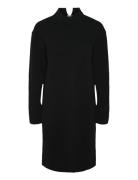 Yasemilie Ls High Neck Knit Dress S.noos Lyhyt Mekko Black YAS