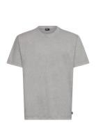 Kap Dan Tee Print Tops T-shirts Short-sleeved Grey H2O