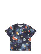 Riley Tops T-shirts Short-sleeved Navy Molo